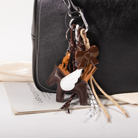 JOYSON Vente en gros Économique Série MIU : Pendentif sac à main motif cheval, Décoration tendance pour étui de téléphone portable, Breloques porte-clés de voiture motif cheval en cuir
