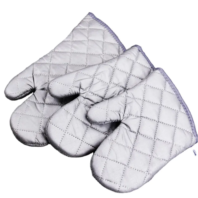 ถุงมืออบผ้าฝ้ายแบบยาว S M L,สำหรับใช้ในห้องครัวย่างบาร์บีคิว1คู่