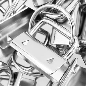 HOZEON Pcs Inch <b>Key</b> Fob Hardware With <b>Key</b> <b>Rings</b> Metal <b>Key</b> Chain Fob Wristlet Bulk <b>Key</b> Lanyard For <b>Key</b> Chain Making <b>Bags</b> Hand Cra - Product Image 3