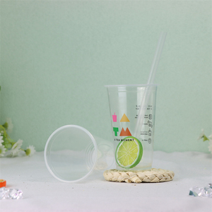 Gobelets en plastique transparent PP personnalisables en gros, 500 ml, pour boissons - Product Image 4