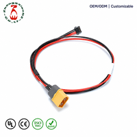 ZhongXian ZX-013 Amass XT60H-M SM Prise femelle 4 broches 16AWG Faisceau de câbles ABS Conducteur en cuivre pur étamé DC 60V Max