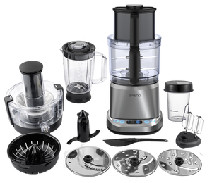 वैश्विक व्यंजनों के लिए पेशेवर ग्रेड खाद्य प्रकारः सटीक चॉपिंग, मिश्रण और सम्मिश्रण के लिए बहु-उद्देश्य प्रसंस्करण मशीन - Product Image 1