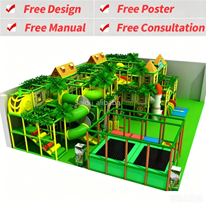 Diseño Integral de Parque de Diversiones Infantil, Equipo Comercial para Niños, Laberinto Grande con Toboganes, Área de Juegos Interior - Product Image 3