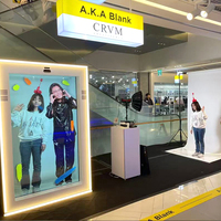 43 55 65 75 86 pouces Musée Exposition Tactile Transparent Lcd Holobox 3D Hologramme Boîte