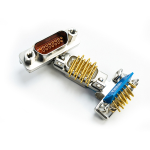 Conector de Aviación Serie J30J-15, Conectores Eléctricos Micro-D en Ángulo, Conector de 15 Pines J30J-15ZKW-J J30J-15ZKWP7 - Product Image 5