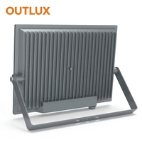 Projecteur LED extérieur étanche IP65 20-200W en aluminium, série avec capteur de puissance et température de couleur commutables, pour entrée de stade et jardin
