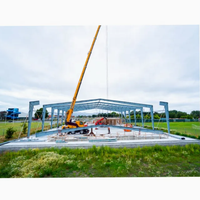 Structure en acier sur mesure pour entrepôt, charpente métallique préfabriquée, conception de construction d'usine