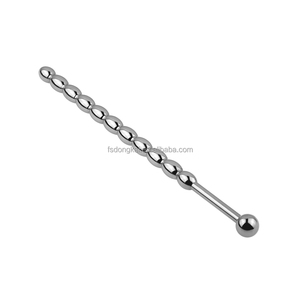 Insertion de bâton d'oeil de cheval en forme de <span class=keywords><strong>gourde</strong></span> en métal pour hommes en acier inoxydable et perles de traction longues pour stimuler l'urètre - Product Image 5