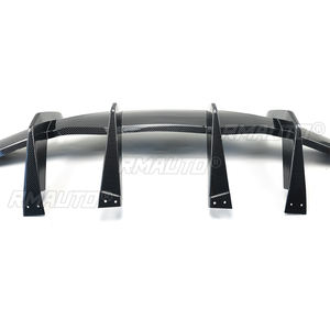 Difusor de Parachoques Trasero para Chevrolet Corvette C8 2020-2023, 2 Puertas, Z51 Stingray, Alerón Tipo Aleta de Tiburón, Kit de Carrocería, Divisor, Negro Brillante, ABS - Product Image 6