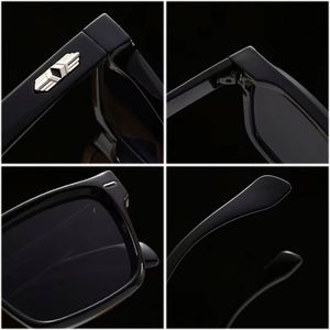 Gafas de Sol Retro Personalizadas con Logotipo, con Remaches, para Hombre y Mujer, Protección UV400, Diseño Cuadrado con Estampado de Leopardo - Product Image 6