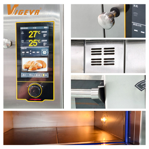 Four électrique commercial à <span class=keywords><strong>3</strong></span> étages et 6 plateaux avec modes vapeur/sans vapeur, convection à air forcé pour la cuisson du pain, le rôti de poulet, les biscuits - Product Image 6