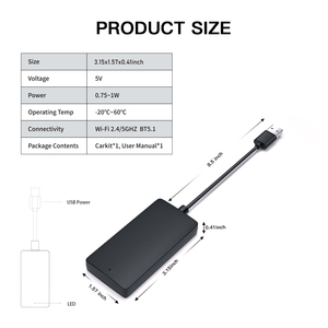 Adaptateur sans fil CarPlay Android Auto Carbitlink Phonelink pour clé de voiture intelligente, 1 an pour les voitures Changan Deepal Tiggo Wuling GAC - Product Image 6