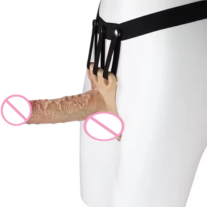 Pantalones de silicona de alta calidad para mujer Lala, pene portátil sólido, Juguetes sexuales reales para <span class=keywords><strong>parejas</strong></span> de lesbianas, aumenta la <span class=keywords><strong>experiencia</strong></span> sexual - Product Image 4
