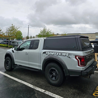 Accessoires tout-terrain 4x4, auvent de camion en aluminium à fermeture manuelle étanche, pour Ford F150 Ranger, installation sans perçage