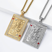 Nouveau Collier Couple Hip Hop 2026 en Acier Inoxydable Plaqué Or avec Pendentif Entièrement Sertie de Diamants – Bijou Exquis et Tendance, Cadeau Idéal pour Homme