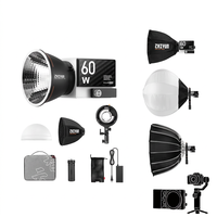 Lampe vidéo LED COB de poche ZHIYUN MOLUS G6020W avec 300g de poids ultra-léger et une puissance de 20W, bicolore 2700-6500K pour le vlogging