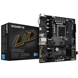 Para <span class=keywords><strong>Gigabyte</strong></span> B760M D2H DDR4 placa base de escritorio para 13th i5 13400 13600K CPU doble canal de memoria Disco Duro SATA - Product Image 1