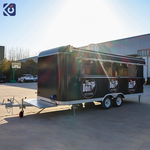 Remorque de restauration mobile CAMPTRL, camion de restauration pour pizzas, hamburgers, tacos, glaces, café, avec cuisine complète - Product Image 3