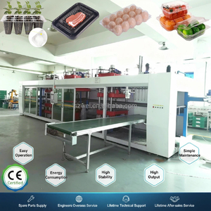 Machine de thermoformage entièrement automatique pour la fabrication de barquettes à œufs en PP/PET biodégradable et de boîtes alimentaires en plastique pour plats à emporter - Product Image 1