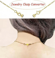 Accessoires de bijoux en argent Sterling 925 personnalisés convertisseur de boucle de bracelet magnétique pièces de connecteur de fabrication de bijoux à bricoler soi-même
