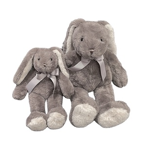 Peluche Lapin Doux à Longues Oreilles en Coton de 42 cm, Idéal pour Pâques, Cadeau en Gros Emballé en Boîtes - Product Image 1