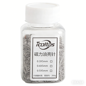 Aiguilles de polissage magnétique en acier inoxydable pour polisseuse magnétique, mini-broches de polissage magnétique pour bijoux, 0,2 mm-1,0 mm - Product Image 3