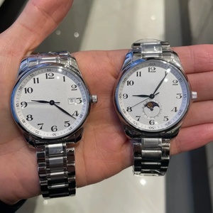 นาฬิกาข้อมือดำน้ำแบบคลาสสิกทรงยาว 40 มม. พร้อมฟังก์ชั่น Moonphase หน้าปัดสีน้ำเงิน Sunburst หรูหรา โทนสีทอง ระบบอัตโนมัติ พร้อมฟังก์ชั่นปลุก - Product Image 5
