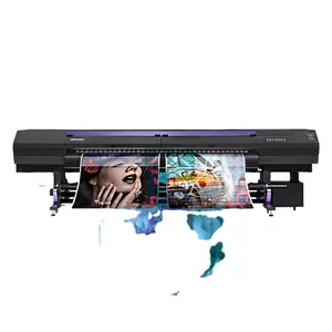 SWJ-320EA inkjet Printer Eco solvent ink 4 heads with 2 staggered configuration