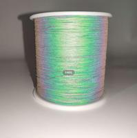 Fil PET réfléchissant double face haute visibilité Fil gris argenté écologique pour la broderie et la couture Sécurité routière personnalisée