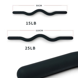 Personnalisé multifonctionnel gymnastique à domicile Fitness haltère Yoga faisceau Pilates silicone pour la musculation <span class=keywords><strong>haltérophilie</strong></span> <span class=keywords><strong>poids</strong></span> libres - Product Image 6