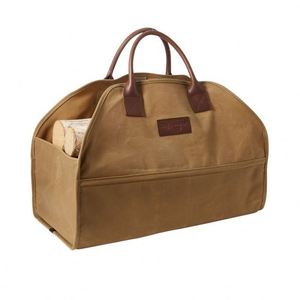 Sac de rangement extérieur BSCI pour bois de chauffage en feutre : Sac de transport pour bois de chauffage en toile cirée pas cher avec poignées - Product Image 5