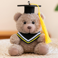 Cadeau de remise de diplôme - Pendentif Ours Docteur, Petit ours en peluche pour la remise de diplôme, Porte-clés pour sac à dos, Cadeau commémoratif de remise de diplôme