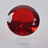 Großhandel Günstige Glas-Diamanten Briefbeschwerer Klar 60mm 80mm K9 Kristalldiamanten für Heimdekoration