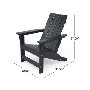 HDPE material Adirondack chair outdoor Outdoor patio plastic wood adirondack beach chair