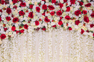 LEMON latar belakang bunga 5*7 kaki vinil/kain Fotografi Hari Valentine latar belakang pernikahan musim semi bunga vinil latar belakang baru lahir - Product Image 5