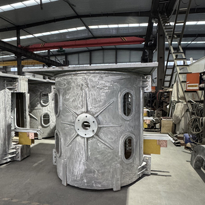 Four de fusion pour métal Four de recyclage de l'aluminium Four de fusion par induction de 250kg Meilleure vente - Product Image 5