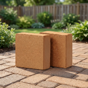 Tourbe de coco compressée 5 kg, bloc à faible teneur en EC, tourbe de coco lavée, conditionneur de sol biodégradable et écologique pour usage en jardin, vente en gros en vrac - Product Image 2