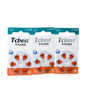 亜鉛空気電池セルA10 A13 A312 A675 1.45V補聴器電池 - Product Image 6