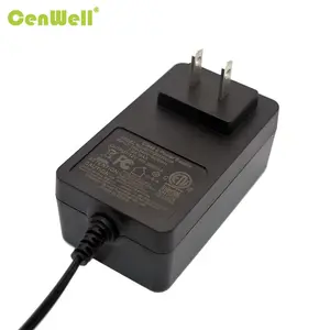 2pin US plug ac dc 12V 3.5A power supply ETL FCC RoHS approved 42W 12v3500ma Switching Supply Adapter White or Black color