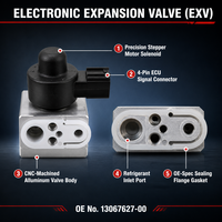 Nouvelle vanne d'expansion électronique de remplacement pour climatisation BYD Tang DM-i Song Pro Sealion 05 OE 13067627-00