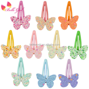 Belleworld กิ๊บติดผมรูปผีเสื้อหลากสีสำหรับเด็กผู้หญิงคลิปหนีบ<span class=keywords><strong>ผม</strong></span>รูปผีเสื้อขนาดเล็กสำหรับ<span class=keywords><strong>ผม</strong></span><span class=keywords><strong>ยาว</strong></span> - Product Image 1