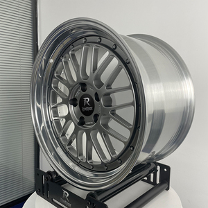 Jantes forgées OEM <span class=keywords><strong>LM</strong></span> 2 pièces 19x9.5 avant 19x11 arrière pour BMW F80 M3, centre argent diamant, lèvre polie, prêtes à être expédiées aujourd'hui - Product Image 2