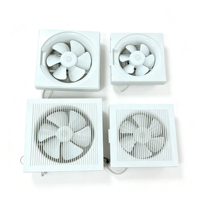 Neuerscheinung 10/12 Zoll 110V/220V Geräuscharmer Kugellager Kunststoff-Deckenventilator OEM Abluftventilator für Bad und Küche