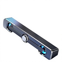 Speaker Komputer Berkabel 5.0 dengan Kabinet Plastik USB Mini Subwoofer Desktop-Desain Kreatif Personalisasi Grosir