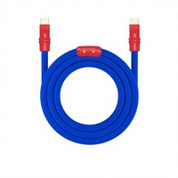 Cable de Carga Rápida para Teléfono 2025, Cable USB C de Silicona Suave y Duradero, Cable de Cargador de Teléfono Extra Grueso de 240 W para iPhone 15 16 PRO