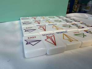 Teacher‑Themed Acrylic American Mahjong Set Fast Shipment After Order Placement - Product Image 4