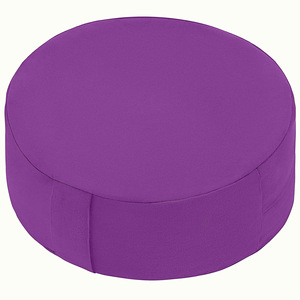 Coussin de yoga circulaire confortable et doux pour la méditation à domicile, emballé sous vide - Product Image 2