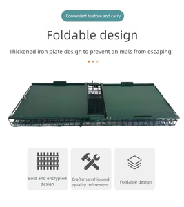 Double Door Humane Live Animal <strong>Trap</strong> Cage - <strong>Collapsible</strong> Metal Mouse/Rat <strong>Trap</strong> for Small Animals, No Kill &amp; Foldable Design - Product Image 2