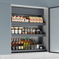 Étagère de cuisine relevable électrique pour placard supérieur, idéale pour les personnes âgées, rangement facilement accessible