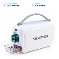Refroidisseur d'insuline portable, batterie 20000 mAh, sac de conservation réfrigéré pour insuline, médicaments réfrigérés 2-en-1